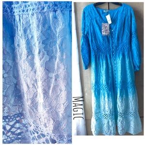 Blue Lace Duster